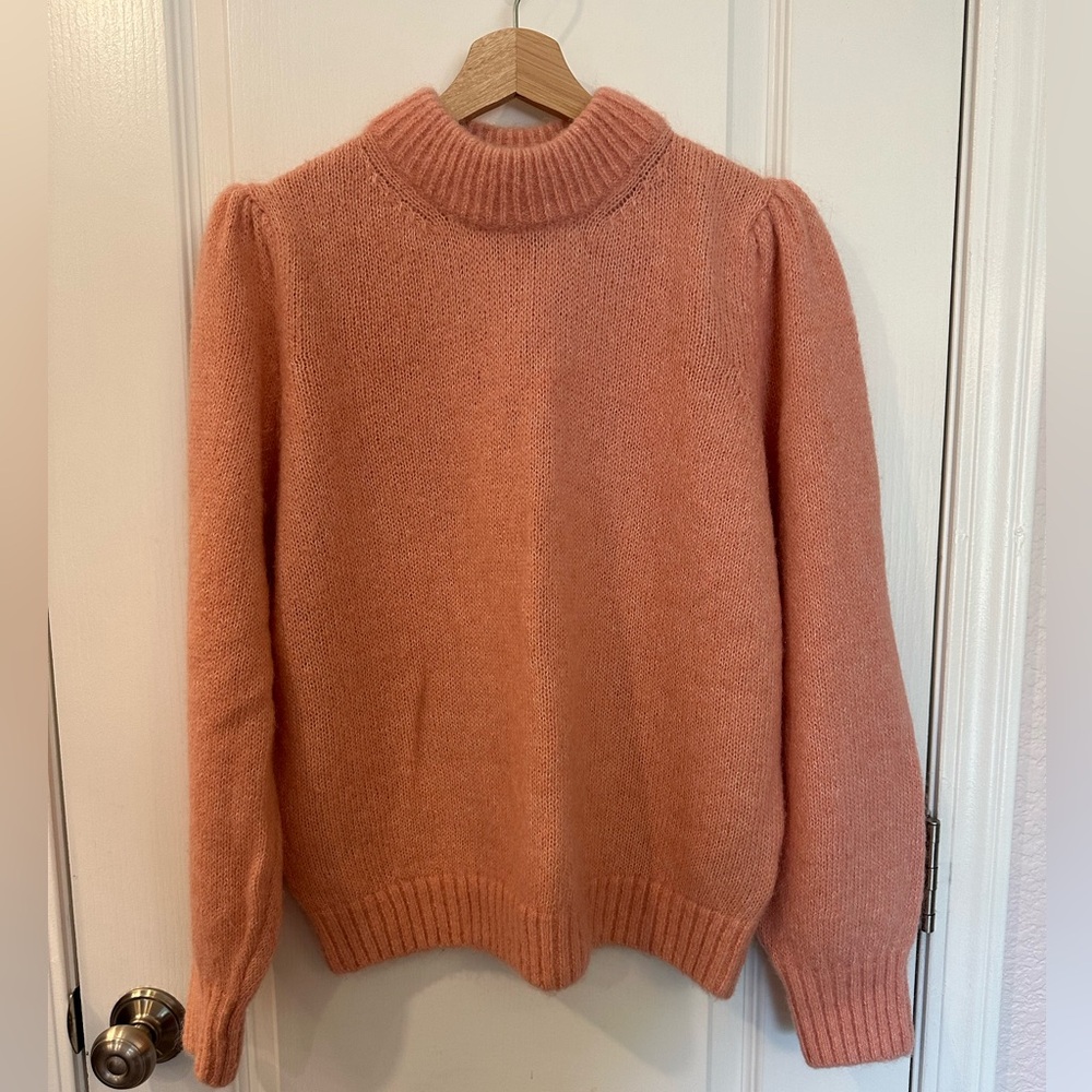 and other stories pink wool and alpaca sweater size M